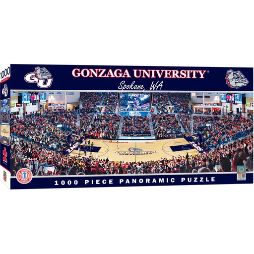 Gonzaga Bulldogs - 1000 Piece Panoramic Jigsaw Puzzle - Just $19.99! Shop now at Retro Gaming of Denver