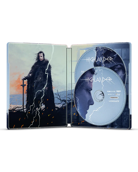 Highlander - 30th Anniversary Steelbook (4K Ultra HD + Blu-ray + Digital) - for just $39.99! 