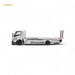 MicroTurbo HINO 300 Flat Bed Transport Truck in Pandem Rocket Bunny White 1:64 - for just $45.99! 