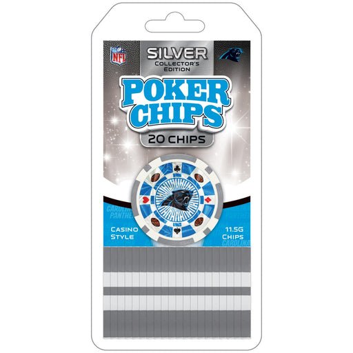 Carolina Panthers 20 Piece Poker Chips - Just $5.99! Shop now at Retro Gaming of Denver