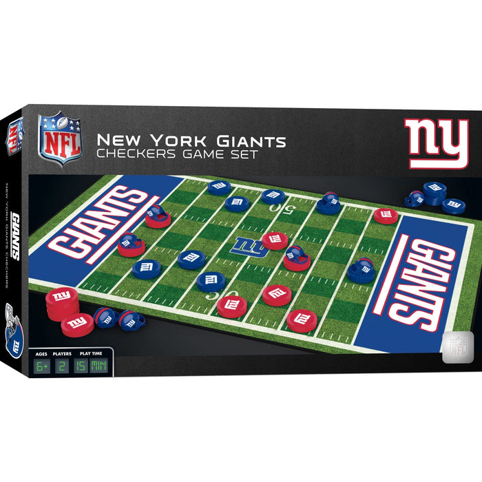 New York Giants Checkers Board Game - Just $19.99! Shop now at Retro Gaming of Denver