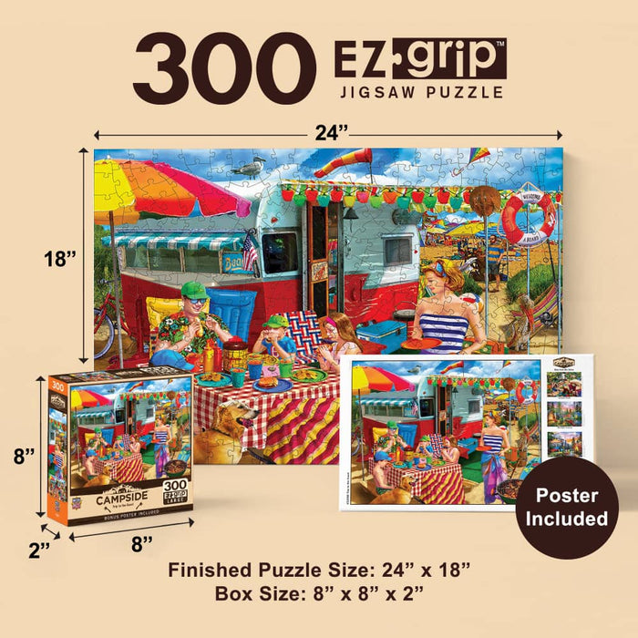 Campside - Trip to the Coast 300 Piece EZ Grip Jigsaw Puzzle - for just $14.99! 
