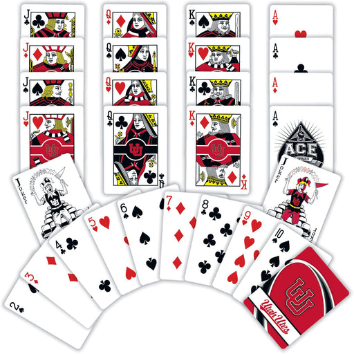 Utah Utes Playing Cards - 54 Card Deck - Premium Dice & Cards Sets - Just $6.99! Shop now at Retro Gaming of Denver