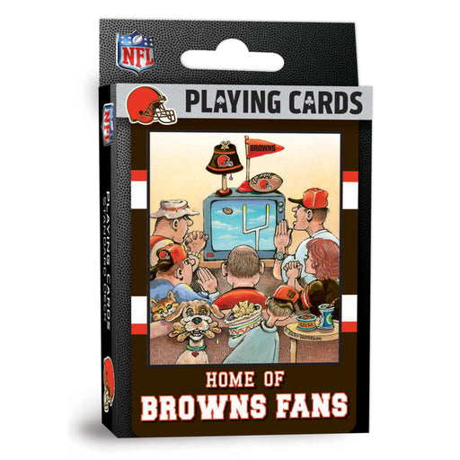 Cleveland Browns Fan Deck Playing Cards - 54 Card Deck - Just $6.99! Shop now at Retro Gaming of Denver