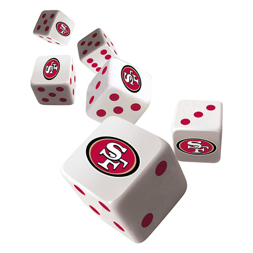 San Francisco 49ers Dice Set - Premium Dice & Cards Sets - Just $7.99! Shop now at Retro Gaming of Denver