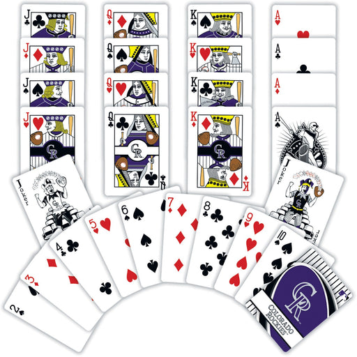 Colorado Rockies Playing Cards - 54 Card Deck - Just $6.99! Shop now at Retro Gaming of Denver