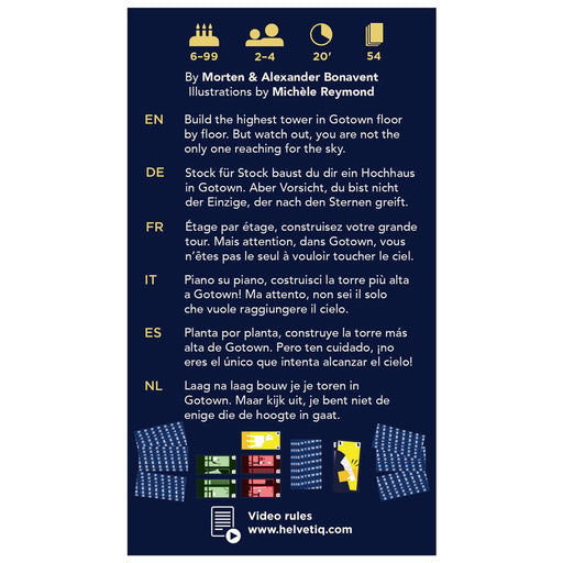 Go Town - A great back-stabbing card game for the whole family - for just $12.99! 
