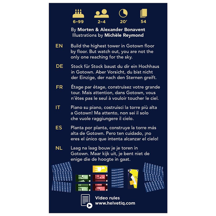 Go Town - A great back-stabbing card game for the whole family - for just $12.99! 