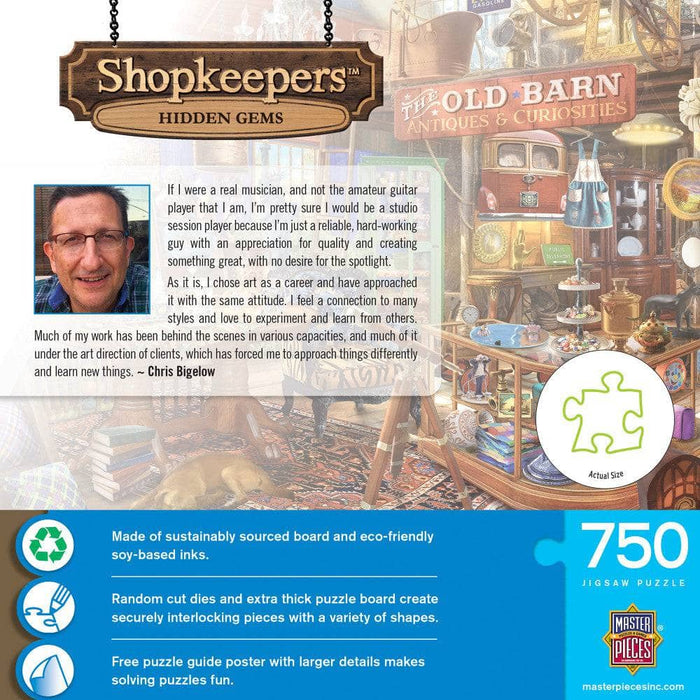 Shopkeepers - Hidden Gems 750 Piece Jigsaw Puzzle - for just $14.99! 