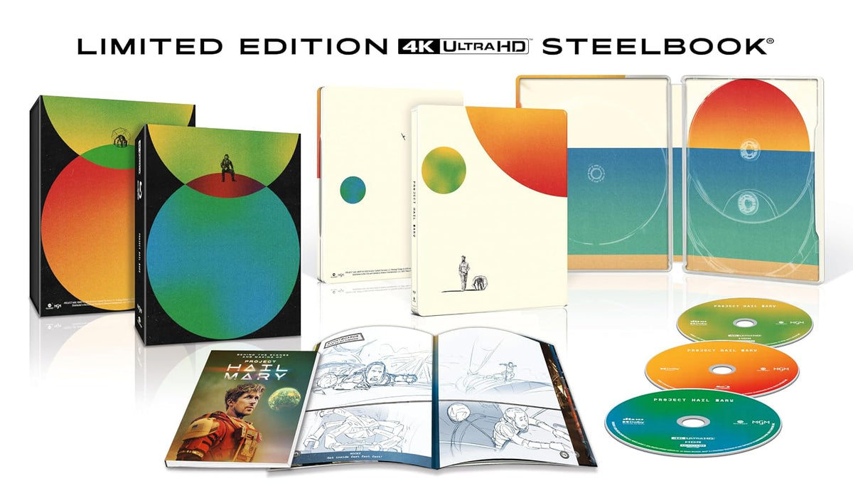Project Hail Mary - Limited Edition Collectible Steelbook (4K Ultra HD + Blu-ray) - for just $84.99! 