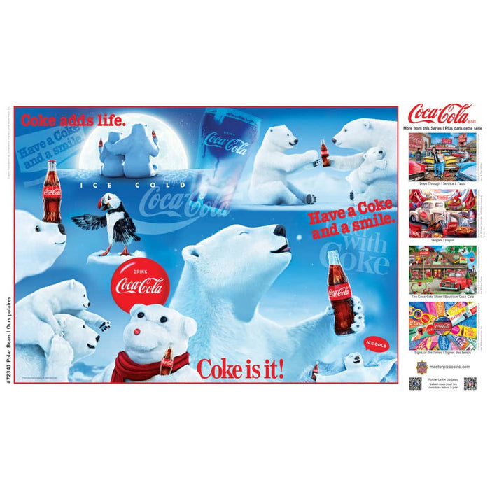 Coca-Cola Polar Bears 1000 Piece Jigsaw Puzzle - for just $16.99! 