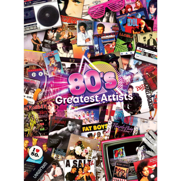 Decades - The 80's 500 Piece Jigsaw Puzzles 3-Pack - for just $24.99! 