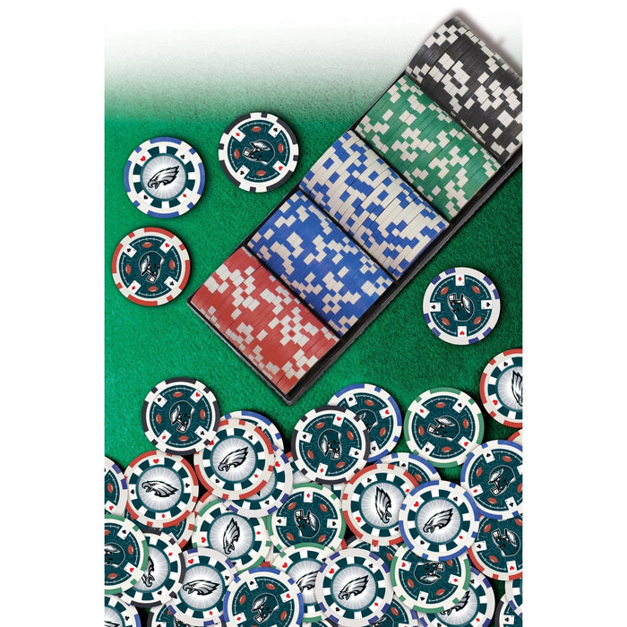 Philadelphia Eagles 100 Piece Poker Chips - for just $29.99! 