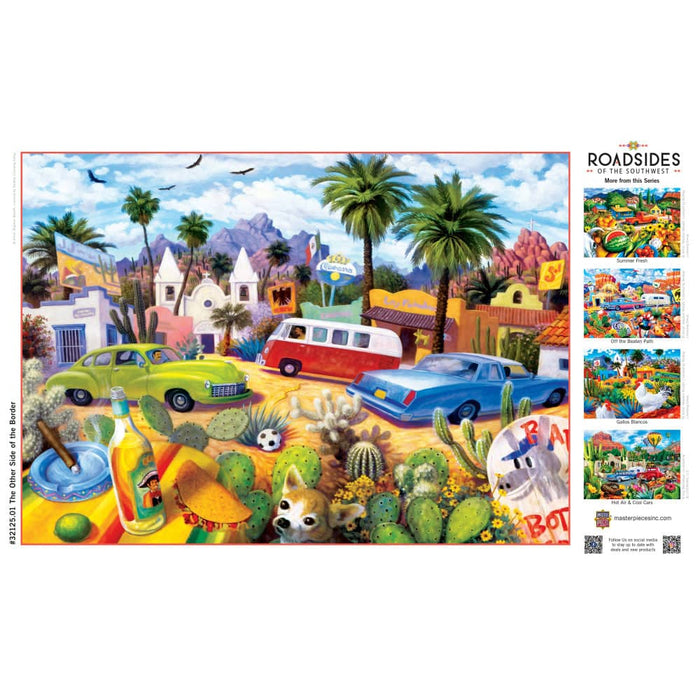 Roadsides of the Southwest - Other Side of the Border 500 Piece Jigsaw Puzzle - for just $14.99! 