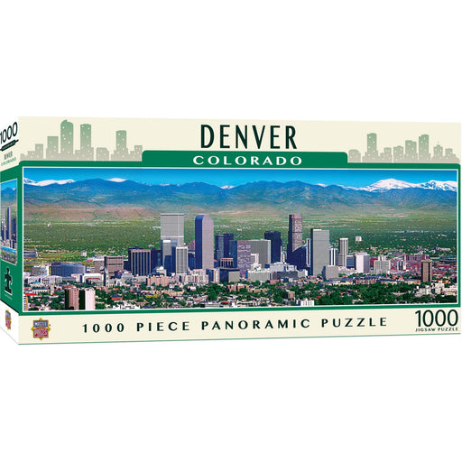 Denver, Colorado 1000 Piece Panoramic Jigsaw Puzzle - Just $14.99! Shop now at Retro Gaming of Denver