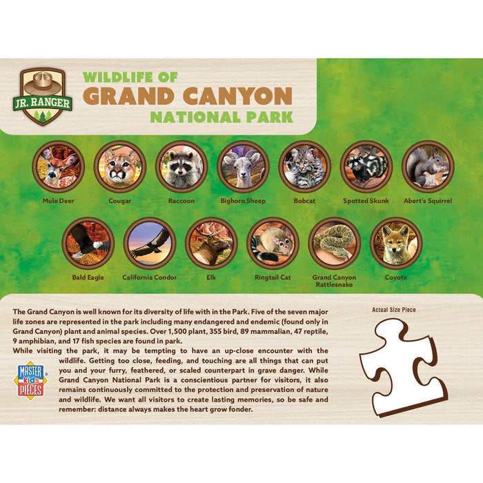 Wildlife of Grand Canyon National Park - 100 Piece Jigsaw Puzzle - Just $12.99! Shop now at Retro Gaming of Denver