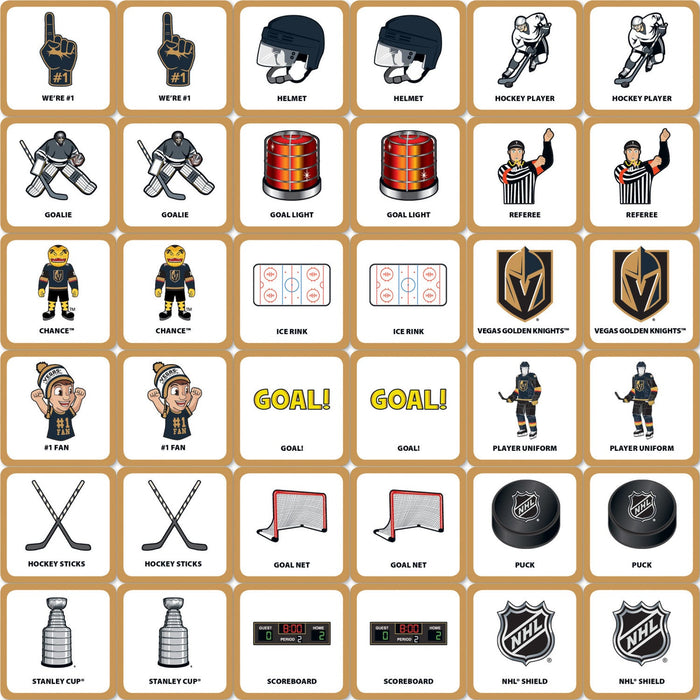 Vegas Golden Knights Matching Game - Just $7.79! Shop now at Retro Gaming of Denver