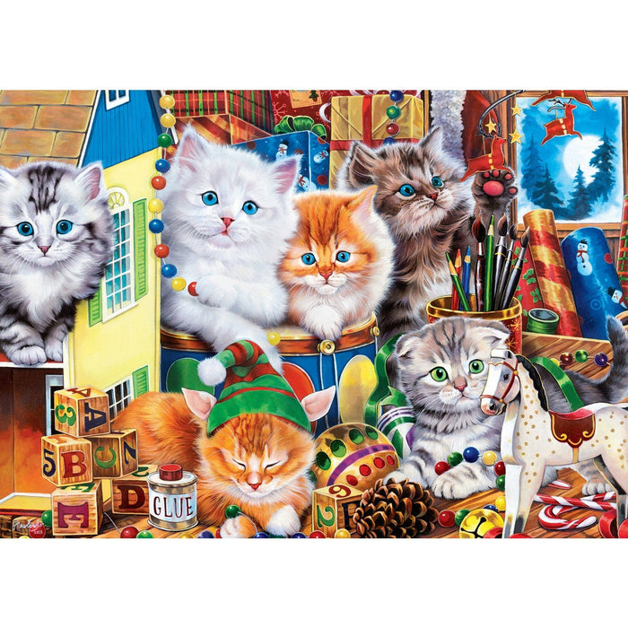 Sparkle & Shine - Whisker Wishes 500 Piece Glitter Jigsaw Puzzle - for just $14.99! 