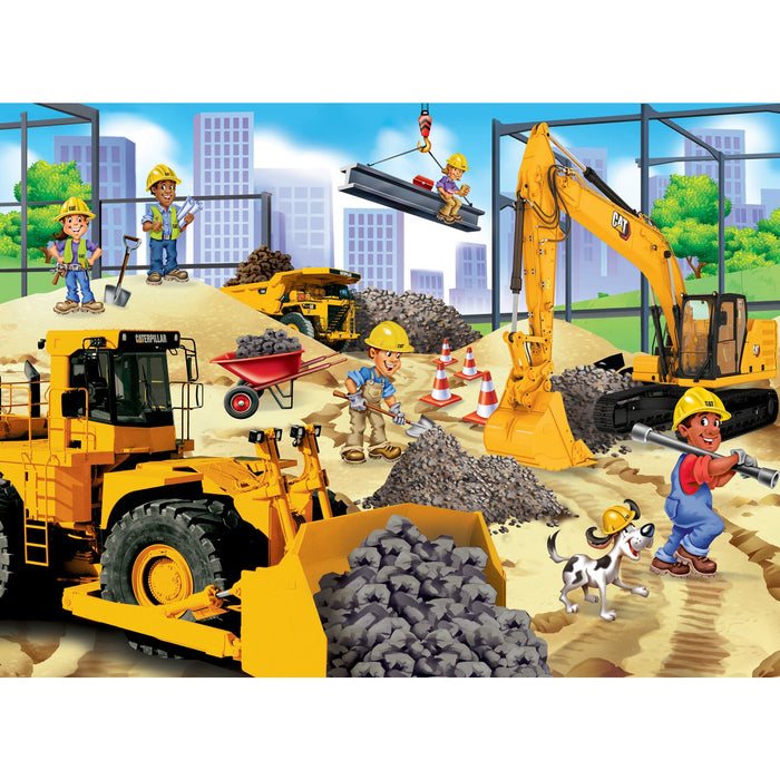 CAT - Building Time 100 Piece Jigsaw Puzzle - Just $12.99! Shop now at Retro Gaming of Denver