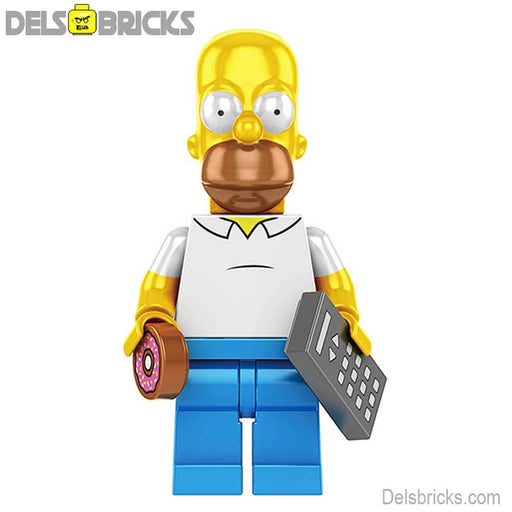 Homer Simpson | The Simpsons Lego Minifigures Custom toys - Premium Minifigures - Just $3.99! Shop now at Retro Gaming of Denver