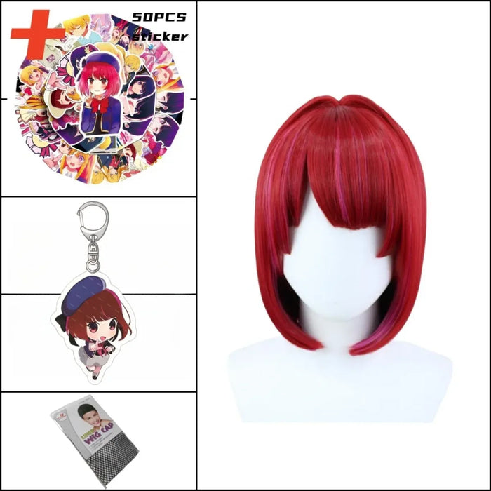 OSHI NO KO Ai Hoshino Cosplay Costume - Lolita Pink Uniform Dress - for just $21.99! 