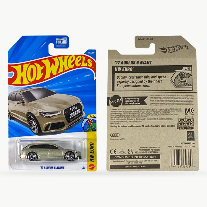 Hot Wheels '17 Audi RS 6 Avant | Euro Series 2/10 - for just $2.49! 