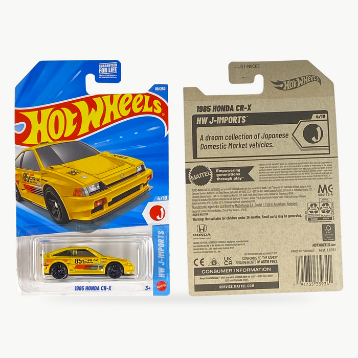 Hot Wheels 1985 Honda CR-X | J-Imports Series 4/10 - for just $2.49! 