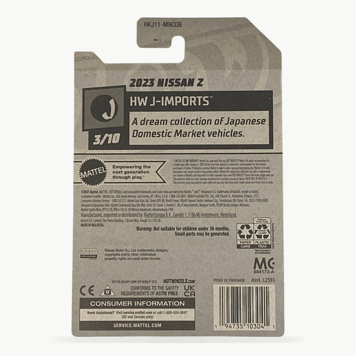 Hot Wheels 2023 Nissan Z | J-Import Series 3/10 - for just $2.49! 