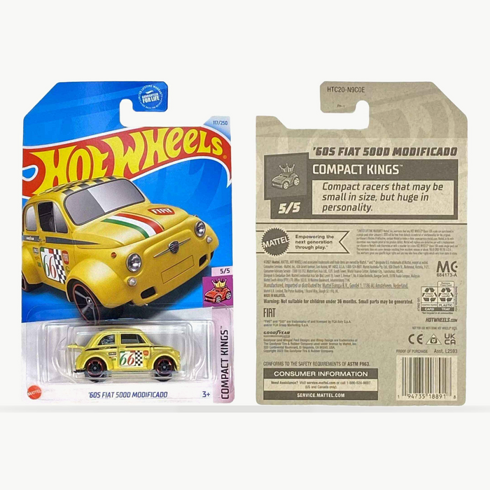 Hot Wheels '60s Fiat 5000D Modificado | Compact kings Series 5/5 - for just $2.49! 