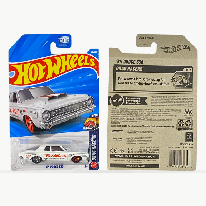 Hot Wheels '64 Dodge 330 | Drag Racers Series 6/10 - for just $2.49! 