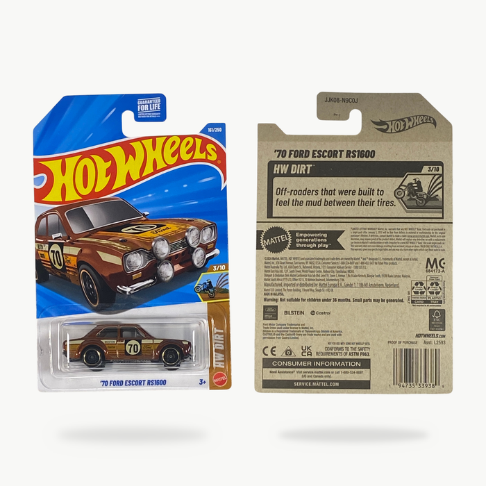 Hot Wheels '70 Ford Escort RS1600 | Dirt Series 3/10 - for just $2.49! 