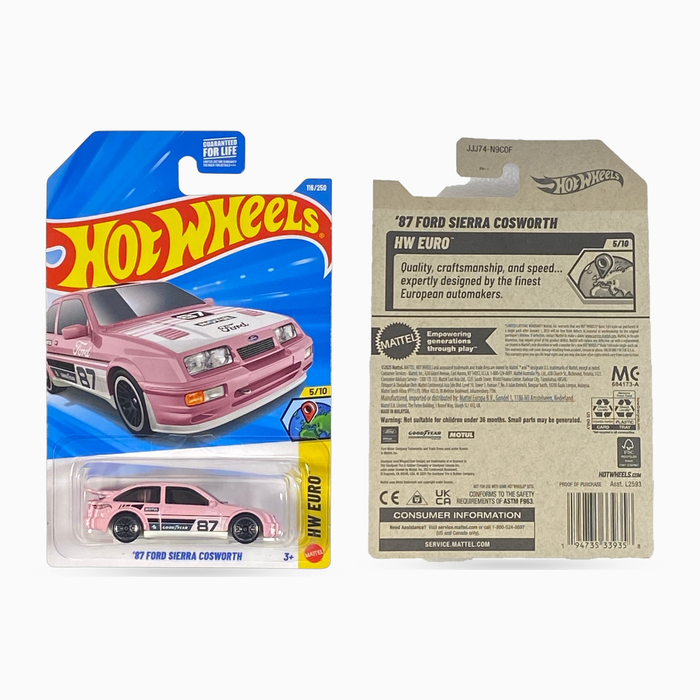 Hot Wheels '87 Ford Sierra Cosworth | Euro Series 5/10 - for just $2.49! 