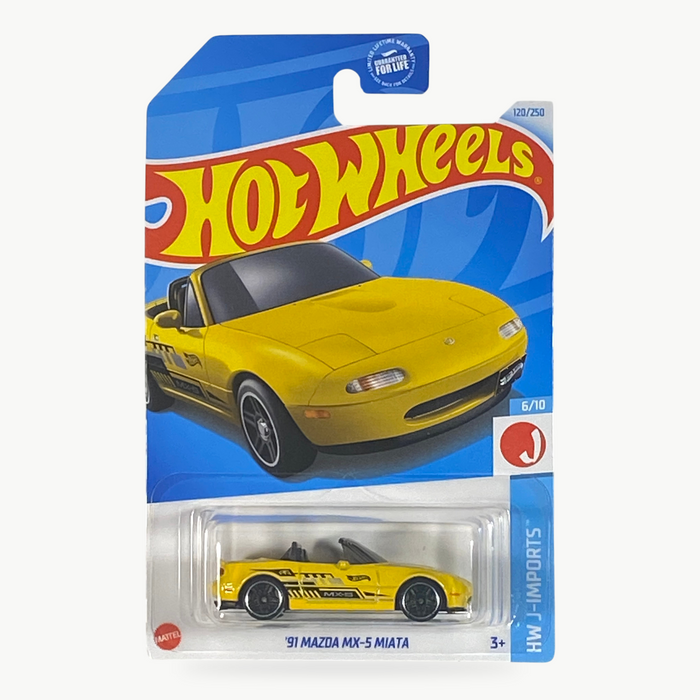 Hot Wheels '91 Mazda MX-5 Miata | J-Imports Series 6/10 - for just $2.49! 