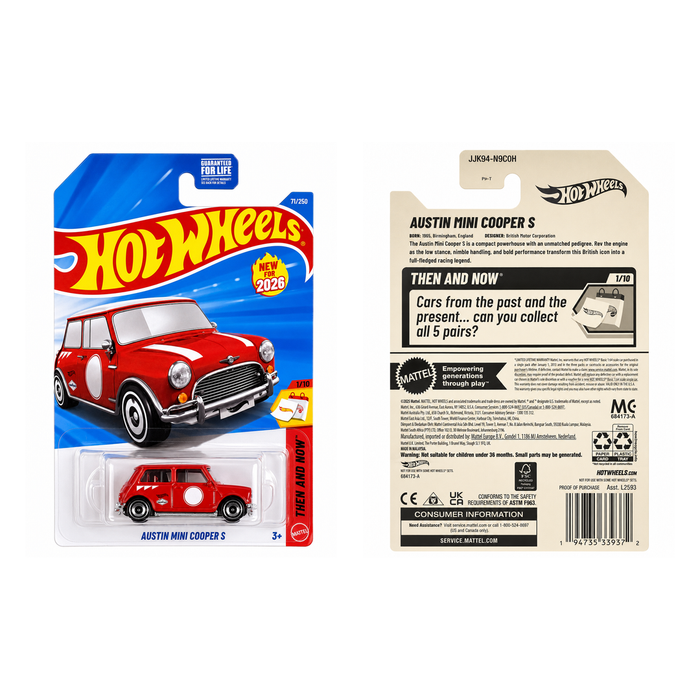 Hot Wheels Austin Mini Cooper S | Then and Now Series 1/10 - for just $2.49! 