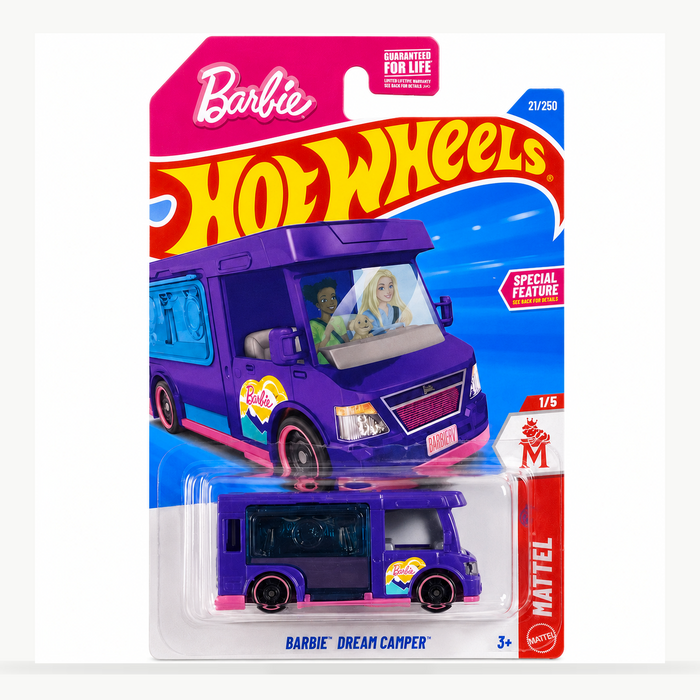 Hot Wheels Barbie Dream Camper | Mattel Series 1/5 - for just $2.49! 