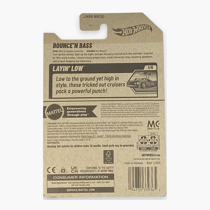 Hot Wheels Bounce'n Bass | Layin' Low Series 1/5 - for just $2.49! 
