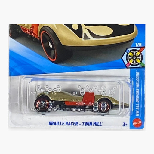 Hot Wheels Braille Racer - Twin Mill | All Drivers Welcome Series 1/5 - for just $2.49! 