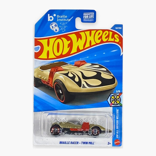 Hot Wheels Braille Racer - Twin Mill | All Drivers Welcome Series 1/5 - for just $2.49! 