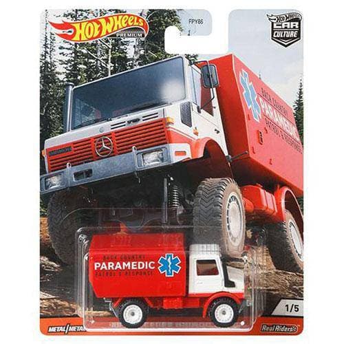 Hot Wheels Car Culture All Terrain - 1/5 '88 Mercedes Unimog U1300 - for just $12.67! 