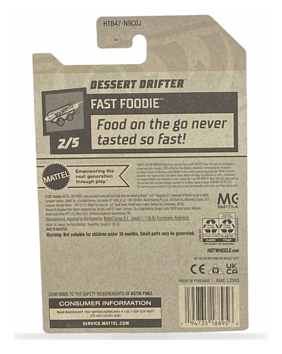 Hot Wheels Dessert Drifter | Fast Foodie Series 2/5 - for just $2.49! 