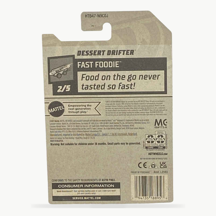 Hot Wheels Dessert Drifter | Fast Foodie Series 2/5 - for just $2.49! 