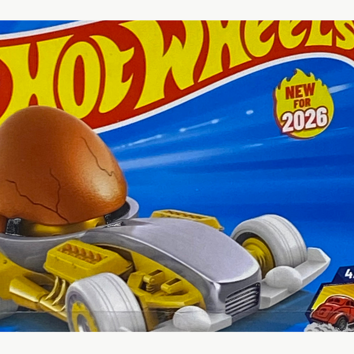 Hot Wheels EggShelleRacer | Drag Racers Series 4/10 - for just $2.49! 