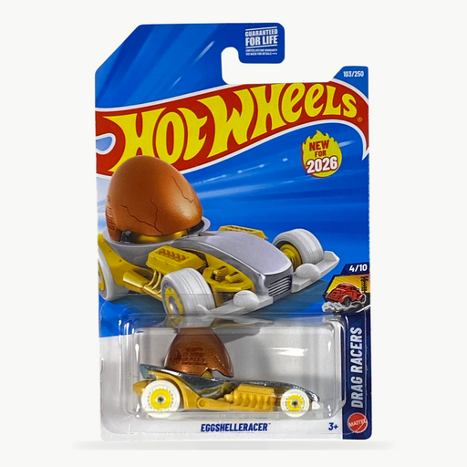 Hot Wheels EggShelleRacer | Drag Racers Series 4/10 - for just $2.49! 
