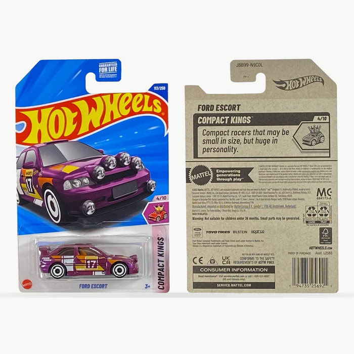 Hot Wheels Ford Escort | Compact Kings Series 4/10 - for just $2.49! 