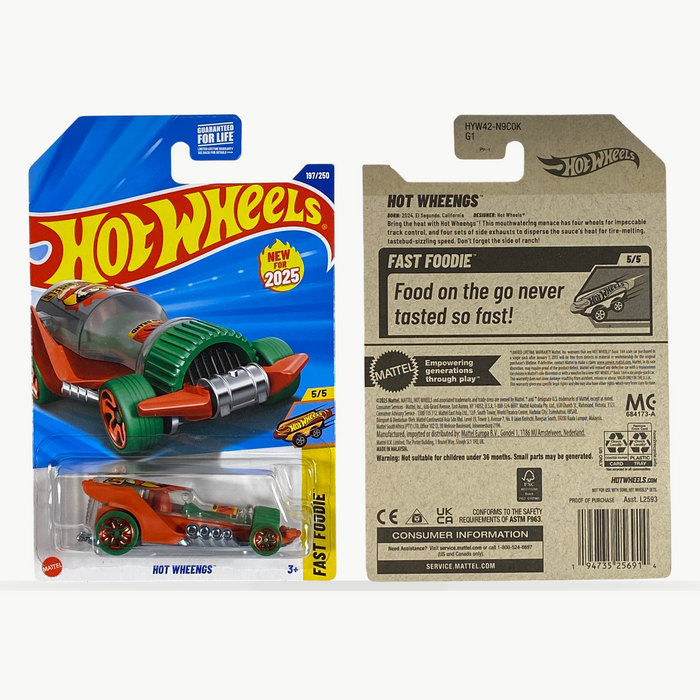 Hot Wheels Hot Wheengs | Fast Foodie Series 5/5 - for just $2.49! 