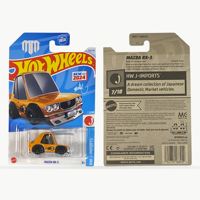 Hot Wheels Mazda RX-3 | J-Import Series 7/10 - for just $2.49! 