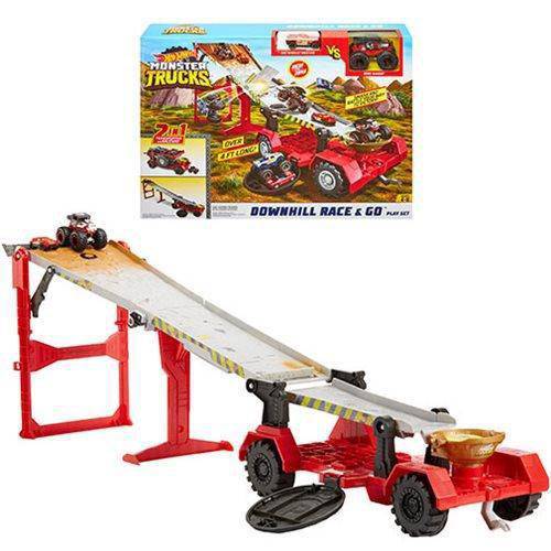 Hot Wheels Monster Trucks Downhill Race and Go Playset - Just $57.47! Shop now at Retro Gaming of Denver