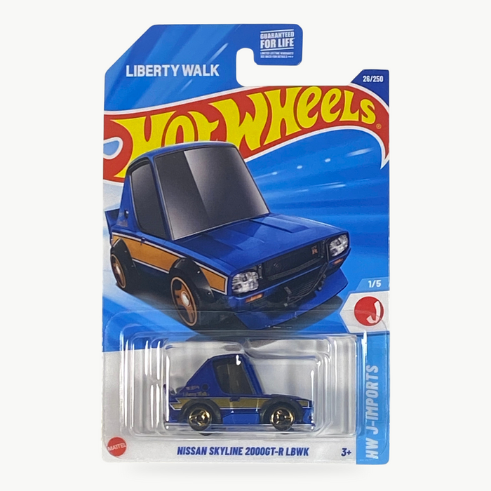 Hot Wheels Nissan Skyline 2000GT-R LBWK | J-Imports Series 1/5 - for just $2.49! 