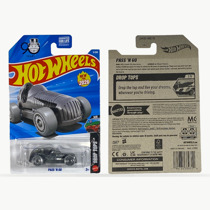 Hot Wheels Pass ’N Go 2026 | Drop Tops Series 1/5 - for just $2.99! 