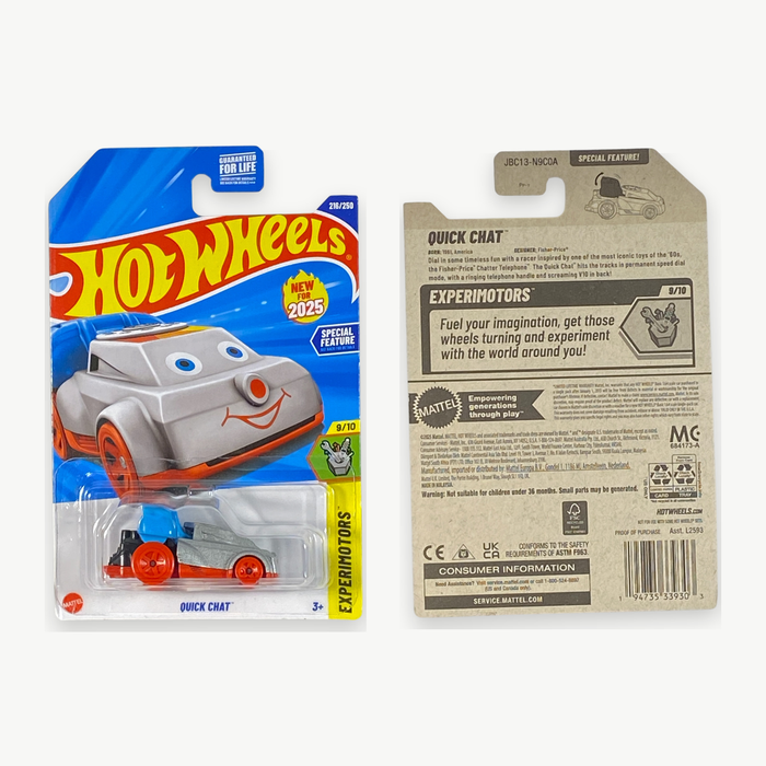 Hot Wheels Quick Chat | Experimotors Series 9/10 - for just $2.49! 